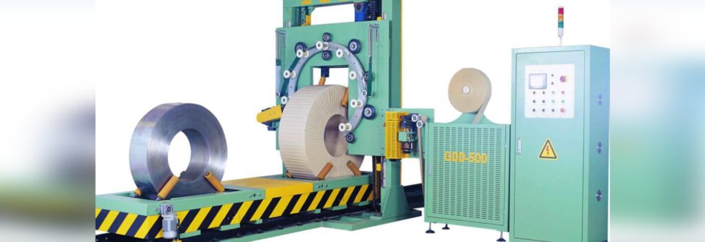Coil wrapping machine